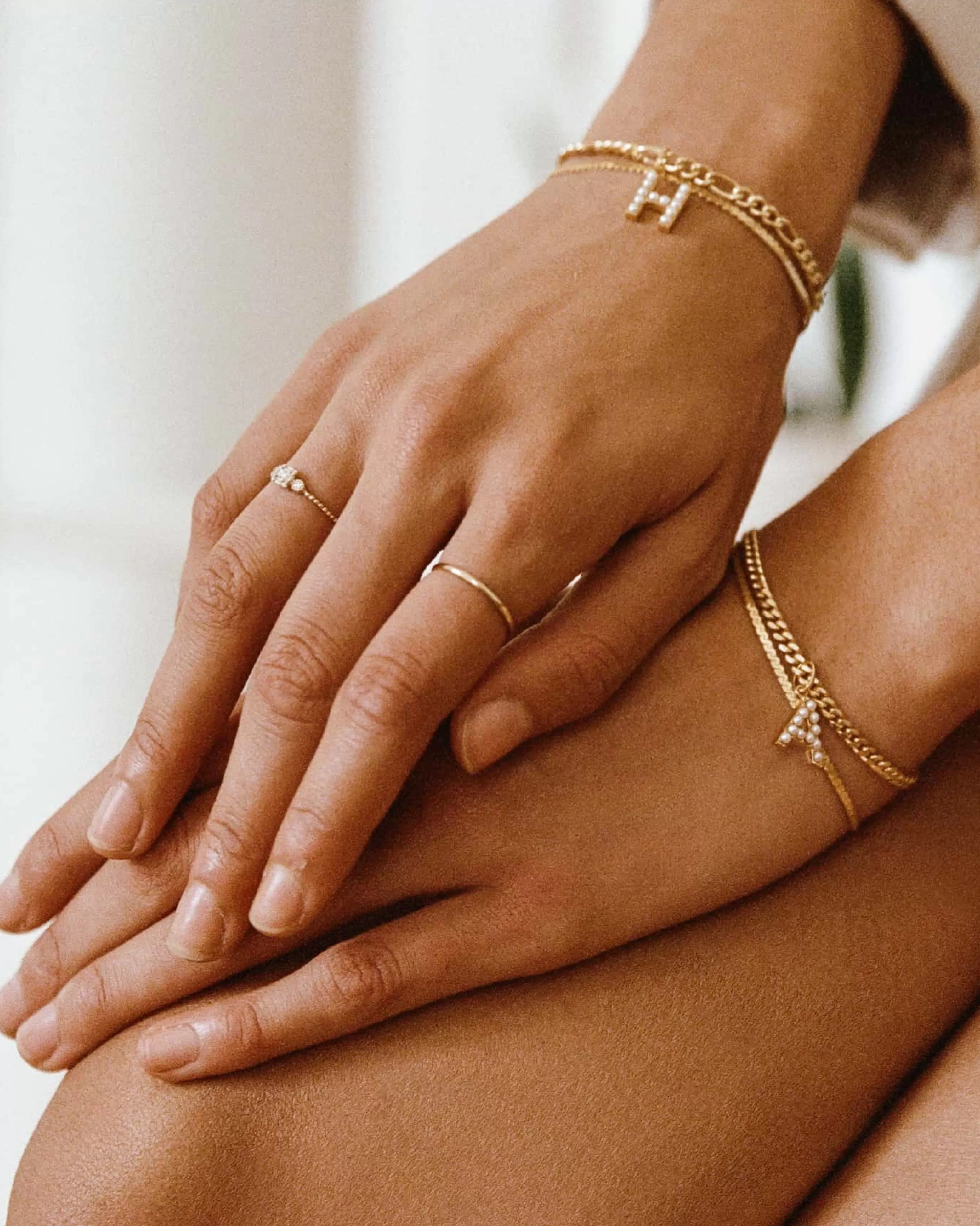 BRUNA The Label Stacking-Ringe | Filigran^Alba Ring 14k Gelbgold