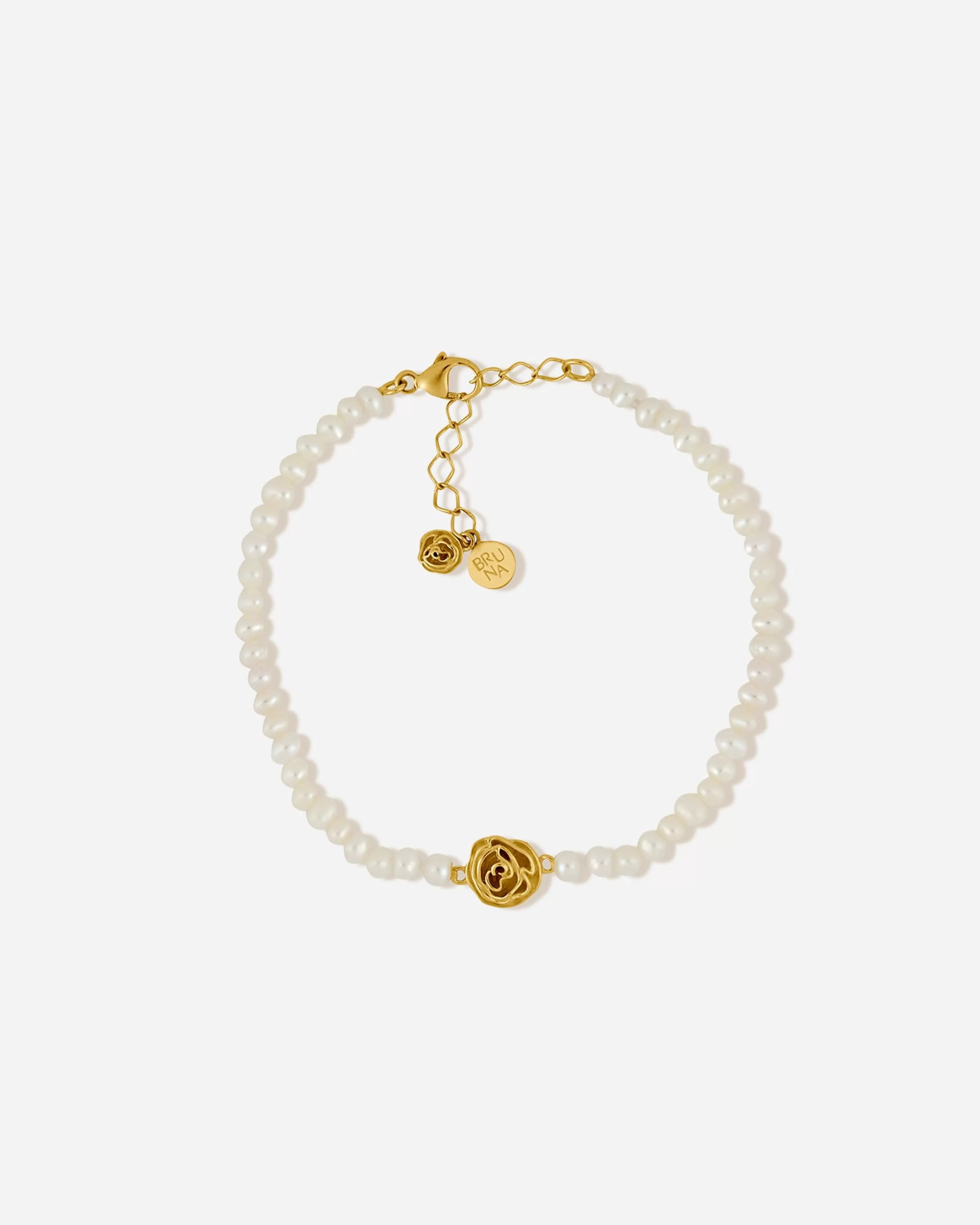 BRUNA The Label Perlen^Biarritz Bracelet 18k Gold Vermeil & Perlen