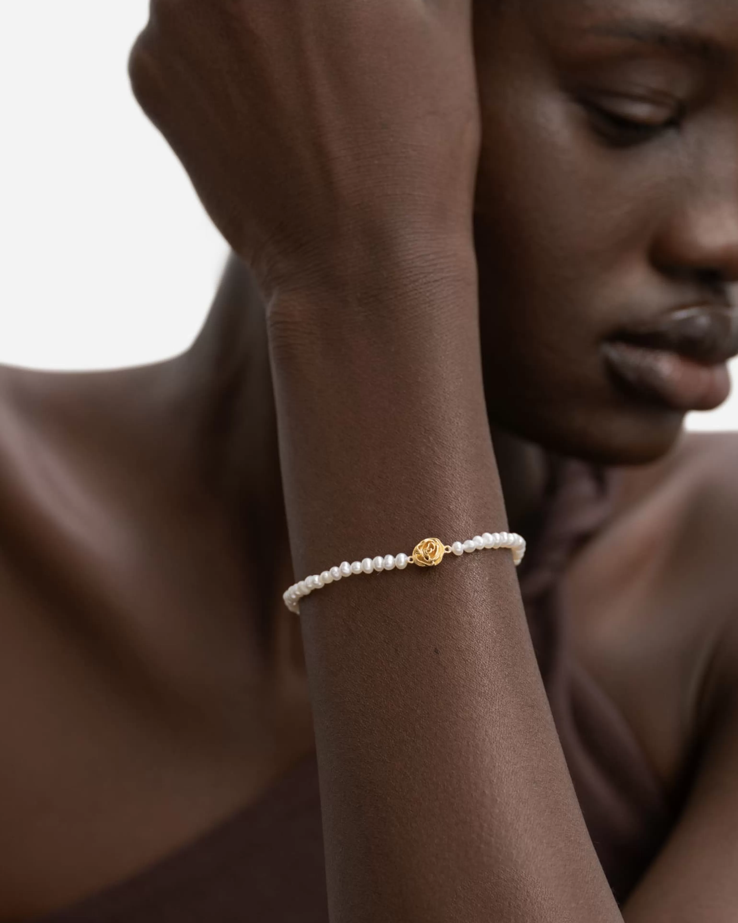 BRUNA The Label Perlen^Biarritz Bracelet 18k Gold Vermeil & Perlen