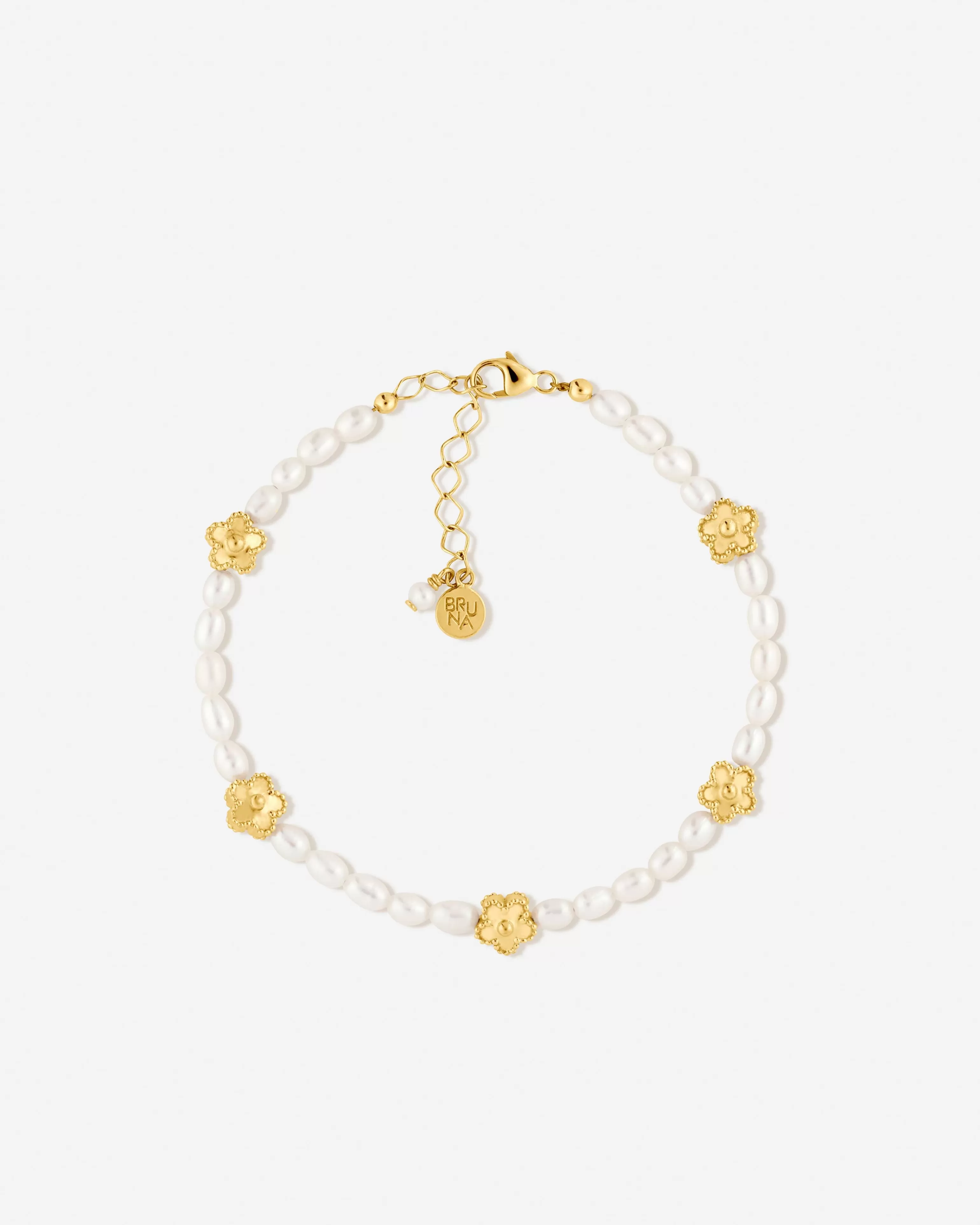 BRUNA The Label Perlen^Fiore Bracelet 18k Gold Vermeil & Perlen