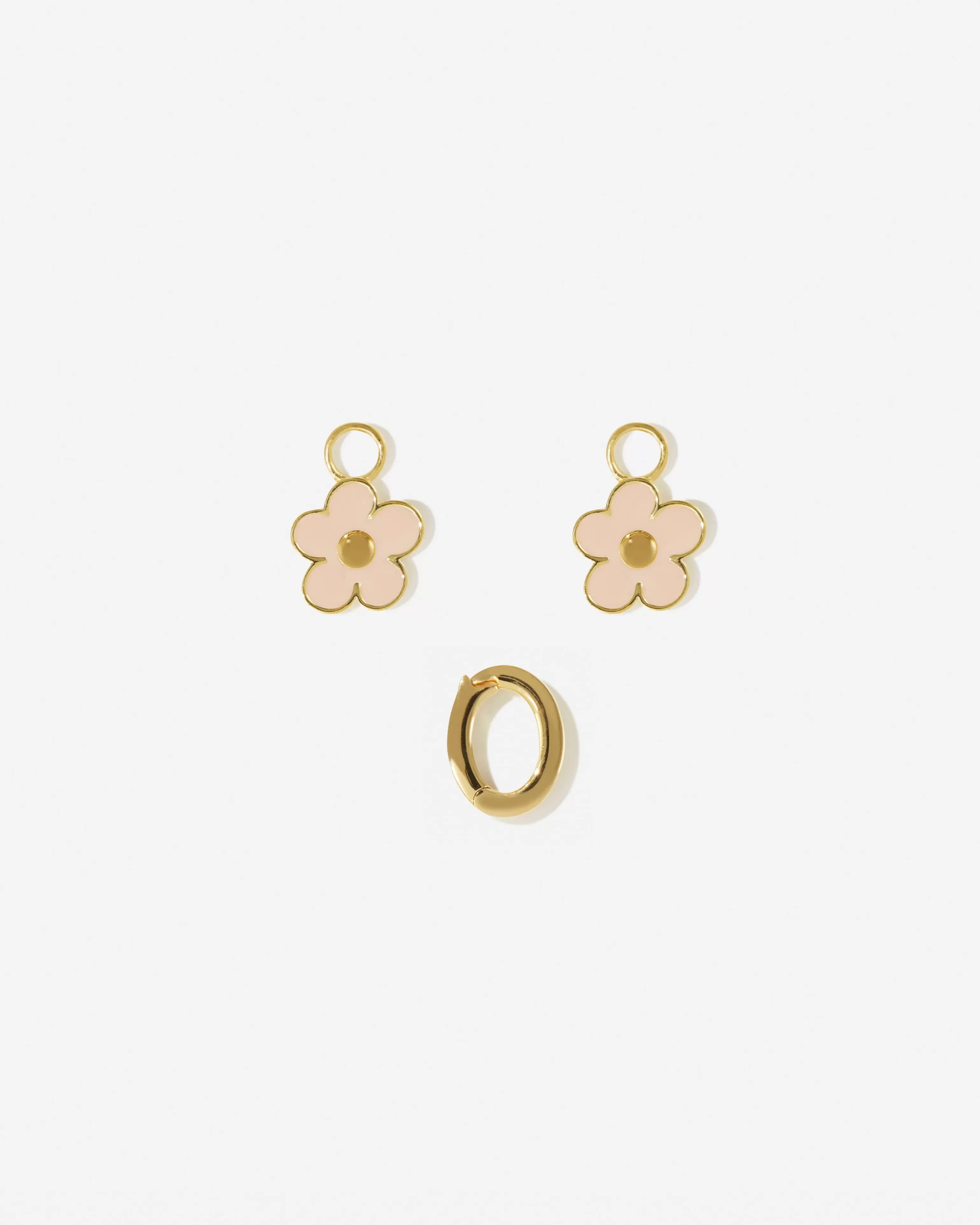 BRUNA The Label Ohrringe | Kettenanhänger^Fleur Small Charm Seashell 18k Gold Vermeil & Emaille