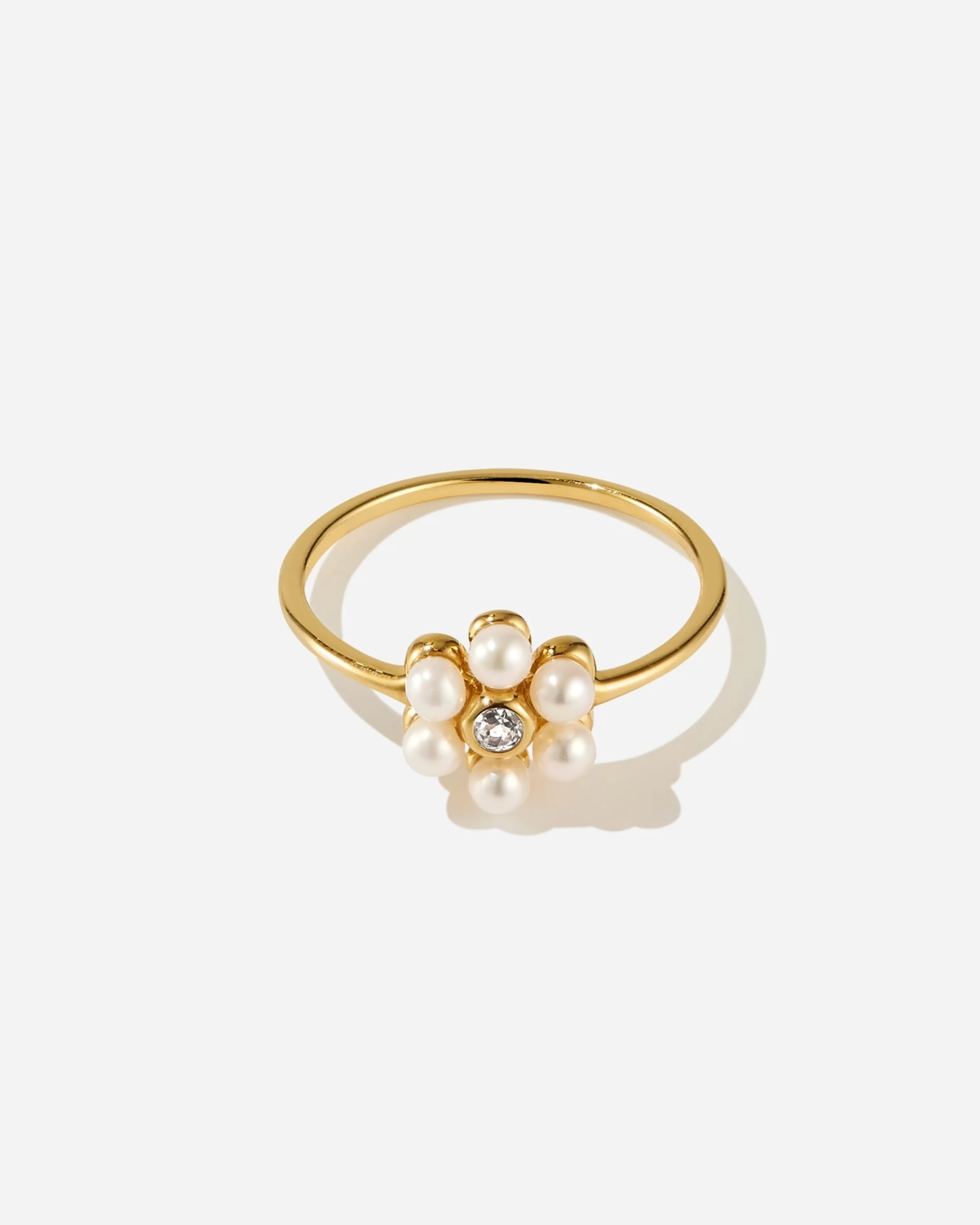 BRUNA The Label Stacking-Ringe | Edelsteine^Gironde Ring 18k Gold Vermeil & Edelsteine & Perlen