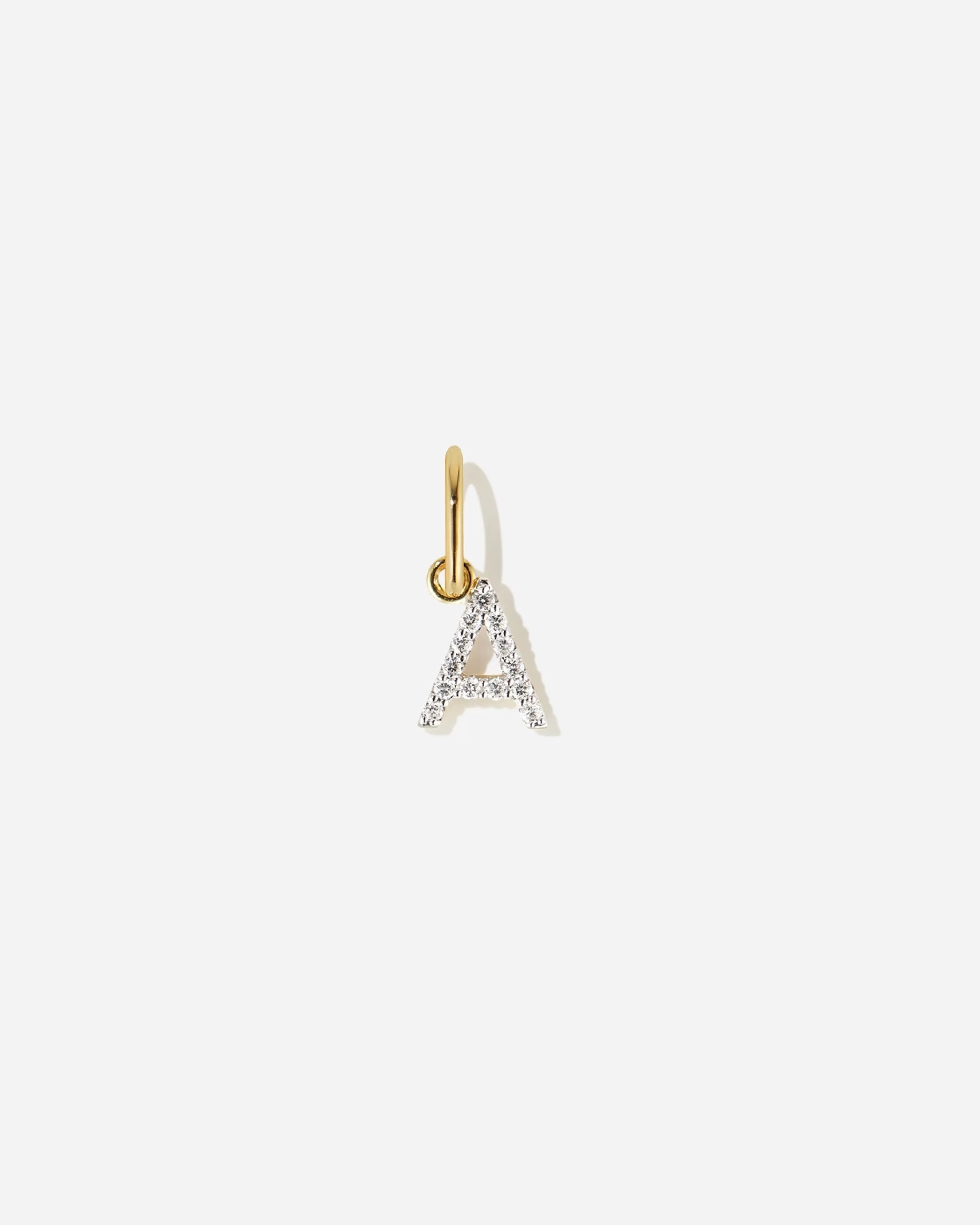 BRUNA The Label Kettenanhänger | Buchstaben^Lab-Grown Diamond Letter Charm