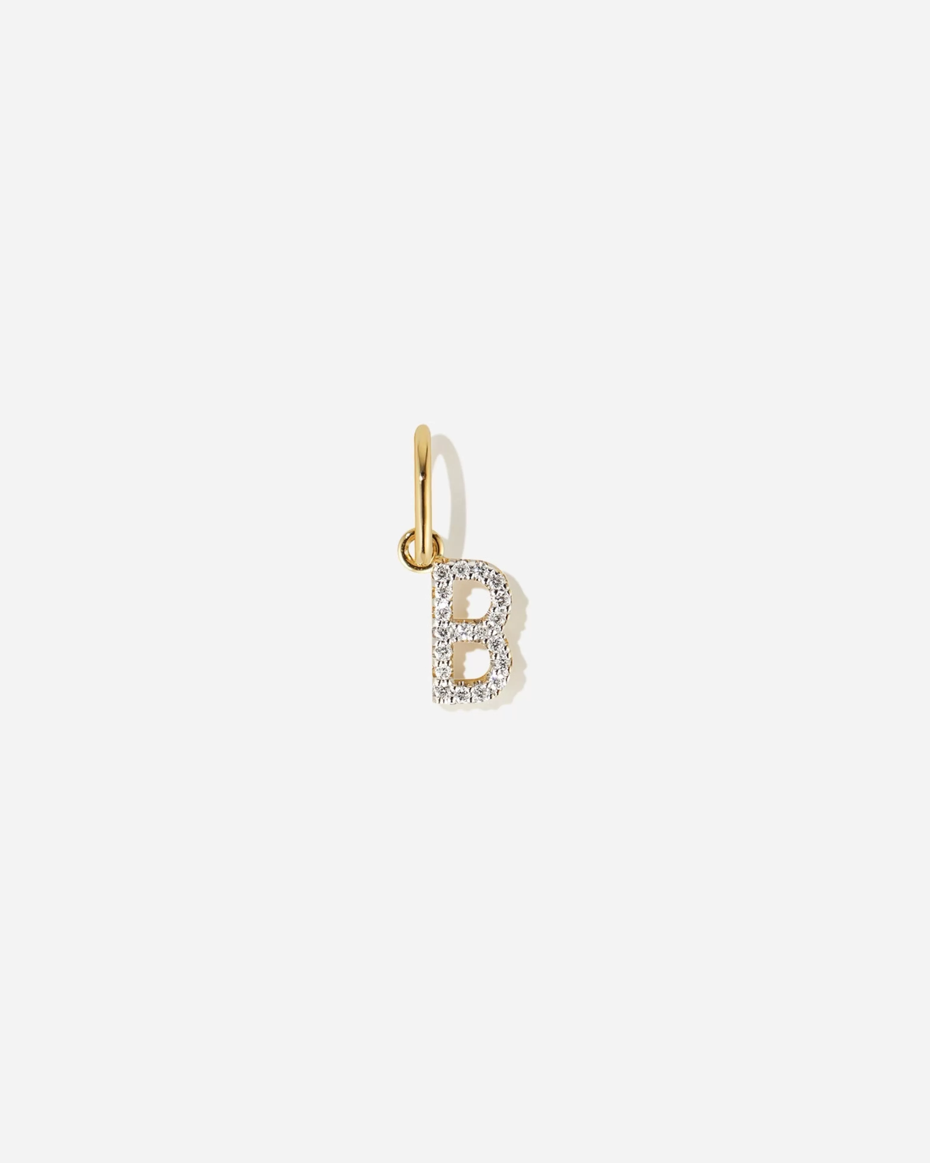 BRUNA The Label Kettenanhänger | Buchstaben^Lab-Grown Diamond Letter Charm