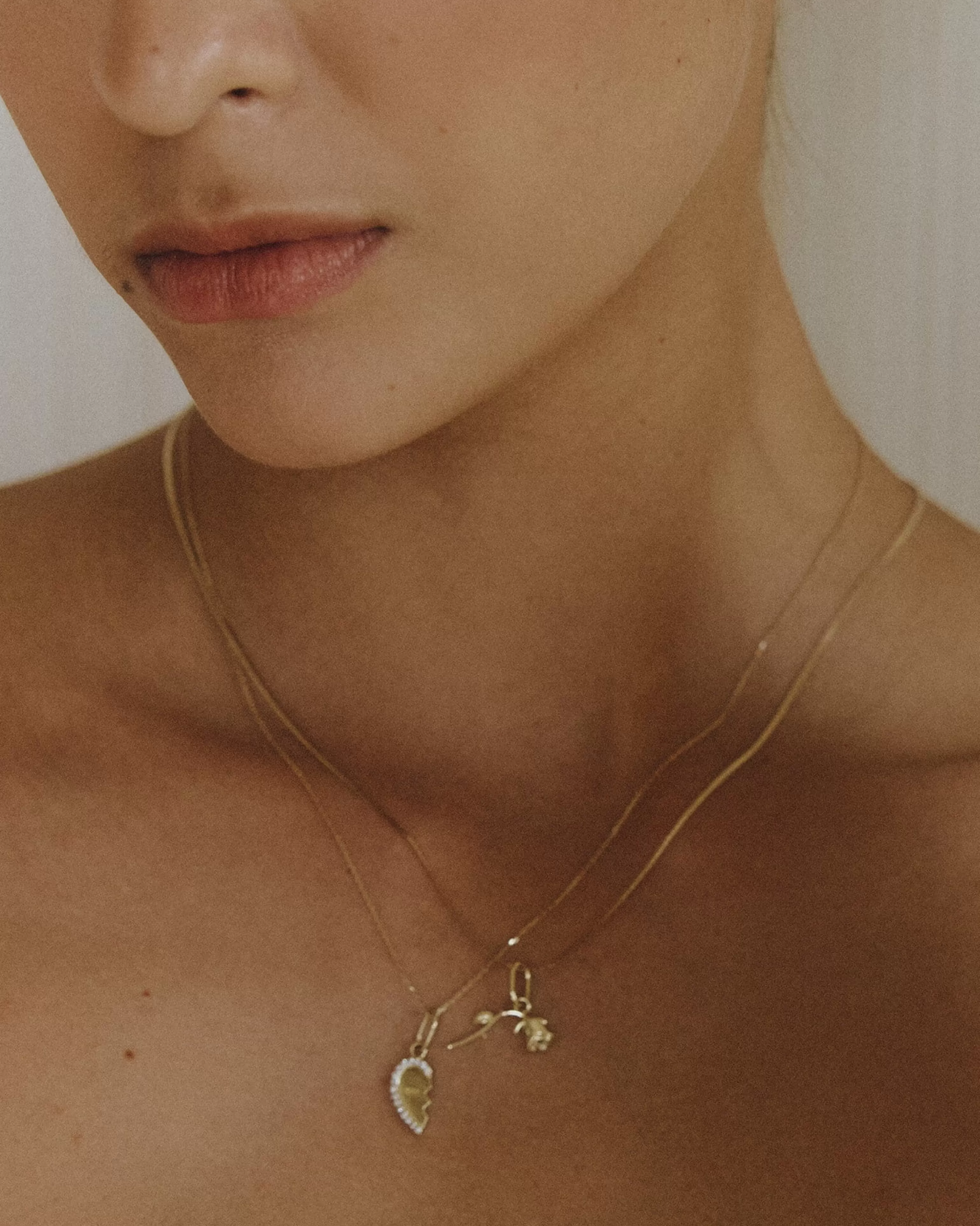BRUNA The Label Kettenanhänger | Diamantanhänger^Poésie Charm